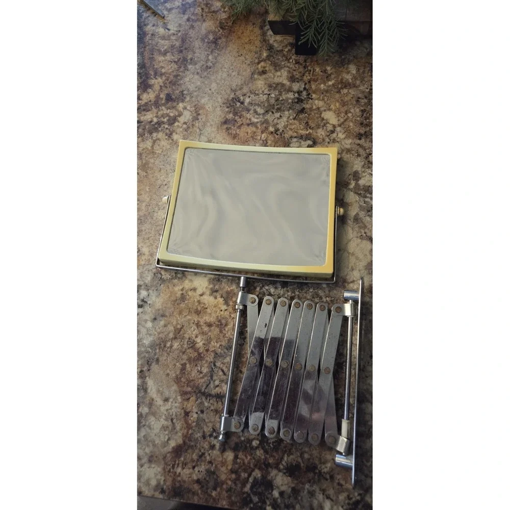 Vintage 70's Expandable 2 Sided Wall Mirror, Nostalgic,